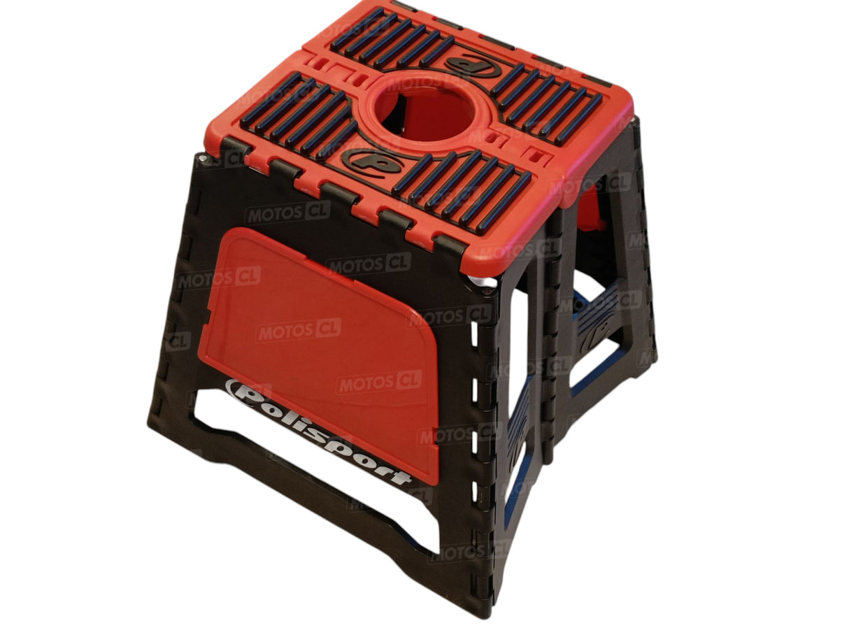 LÈVE-MOTO TOUT-TERRAIN FIXE POLISPORT REPLIABLE ROUGE-NOIR / RP8981500004