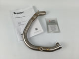 RACCORD COLLECTEUR AKRAPOVIC INOX Z125 MONKEY HONDA / E-H125R1