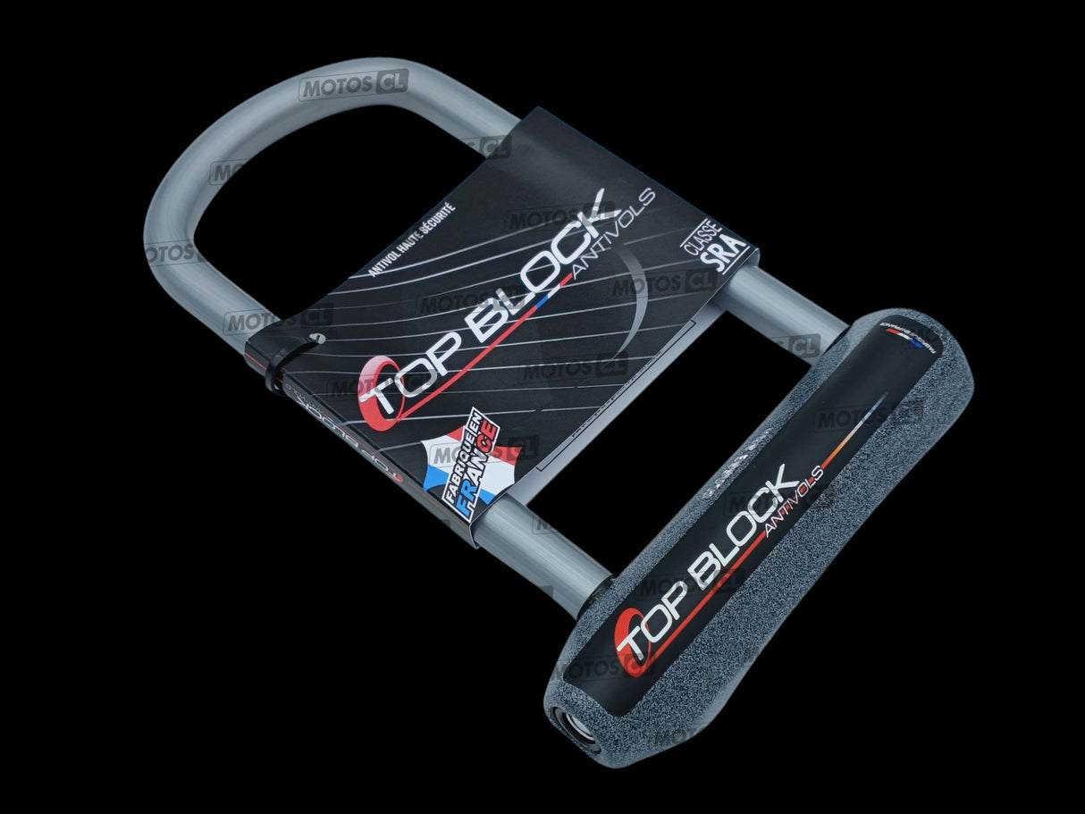 ANTIVOL U SILVER 16/210 Ø16MM UNIVERSEL ET OFFICIEL KAWASAKI-SUZUKI TOP BLOCK CLASSE SRA + CORDON DE RAPPEL OFFERT / RTSILVER210