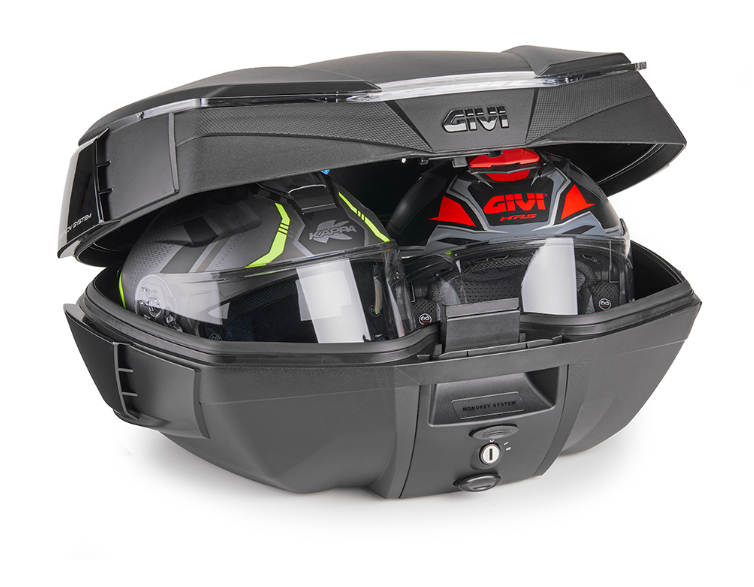 TOP CASE GIVI MONOKEY V49 AIR NOIR RÉFLECTEUR FUMÉ / RGV49NB