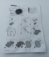 MANCHONS UNIVERSELS POUR GUIDON AVEC EMBOUTS DE GUIDON EN NÉOPRÈNE IMPERMÉABLE POUR MOTO-SCOOTER SHAD / RSX0SR00