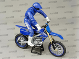 MINIATURE MOTOCROSS YAMAHA 450YZF+PILOTE 1/12ÈME / RN085-58315