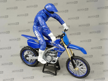 MINIATURE MOTOCROSS YAMAHA 450YZF+PILOTE 1/12ÈME / RN085-58315