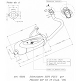 POT D'ECHAPPEMENT SITO PLUS PIAGGIO ZIP50 4TPS 2000 A 2020 / 0582